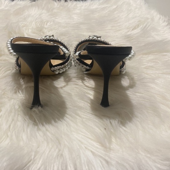 Mach and Mach Diamond of Elizabeth Imitation Pearl pointed toe‎ mule size 39 - Picture 14 of 15